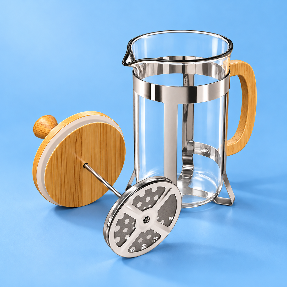 Bamboo French Press Pot